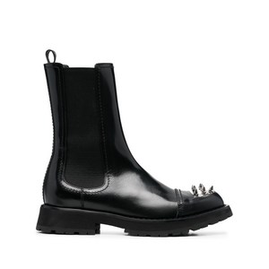 알렉산더맥퀸 스터드 디테일 첼시 부츠, Italy 41(KR 260), 블랙계열