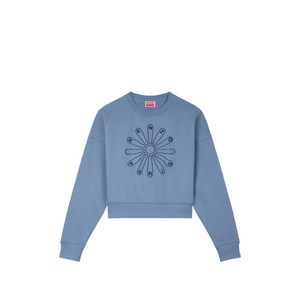 겐조 플로럴 프린트 스웨터, 블루계열, Standard L