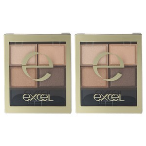 엑셀 excel 스키니 리치 섀도 4.3g, SR01 베이지 브..., 2개