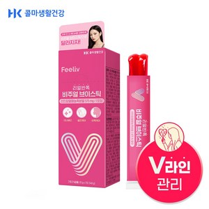 필리브 리얼반쪽 비주얼 브이스틱, 140g, 1박스