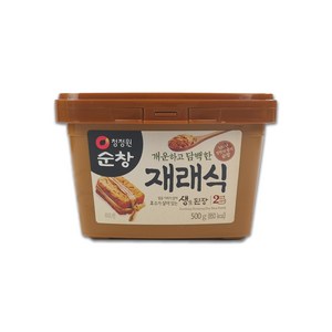 청정원순창 재래식 생된장, 1개, 500g