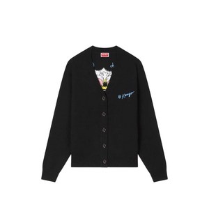 겐조 와일드 타이거 버튼 가디건, 블랙계열, Standard M