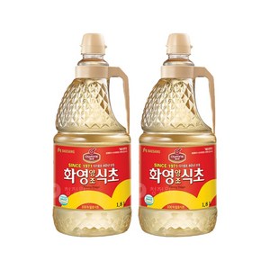 대상 쉐프원 화영 양조식초 1.8L, 2개