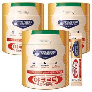 에치와이 야쿠르트 프로바이오틱스 유산균, 120g, 3개