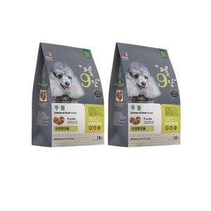 목우촌펫 강아지 펫9단 기능성 사료, 푸들, 1.8kg, 2개