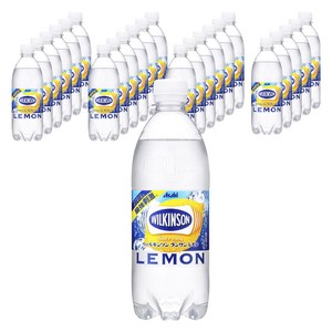 Asahi 윌킨슨 탄산 레몬 페트, 500ml, 24개