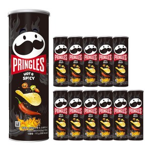프링글스 핫 & 스파이시, 110g, 12개