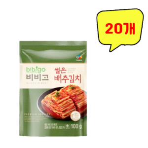 비비고 썰은 배추김치, 100g, 20개