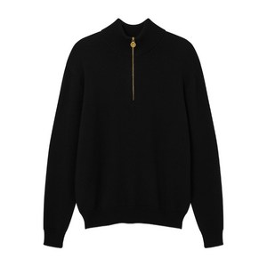 베르사체 하프 집업 스웨터, 블랙계열, Italy 54(KR 115)
