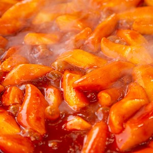 노을빛깔 떡볶이 (떡+어묵+소스) 보통맛, 4개, 260g