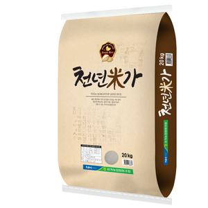 천년미가20kg/ 찹쌀이 섞여 찰진 쌀, 20kg, 1개