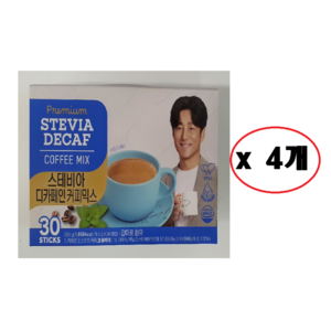 맥널티커피 스테비아 디카페인 커피믹스