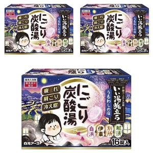 하쿠겐어스 좋은 온천 여행 니고리 탄산탕 아름다운 숙박 16개입, 720g, 3개