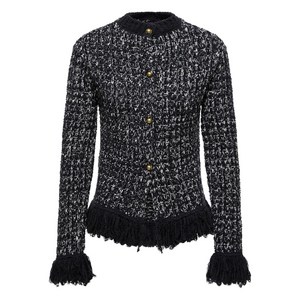 몽클레르 드레이프 버튼 가디건, 블랙계열, Standard XXS(KR 33)