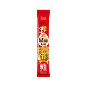 롯데햄 알뜰소시지 500g 추억의 분홍 어육 옛날 소시지 계란 반찬 도시락, 1개