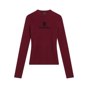 발렌시아가 로고 프린트 스웨터, 레드계열, Standard M(KR 66)