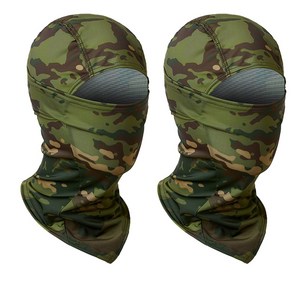 1+1 여름 자외선차단 쿨 바라클라바 자전거 오토바이 발라클라바, 택티컬 그린2개