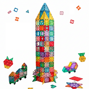 맥킹덤 맥타일즈 자석 블럭 교구 타일 보관함 유아 어린이 장난감