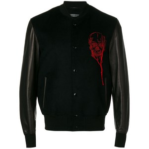 알렉산더맥퀸 스컬 자수 보머 재킷