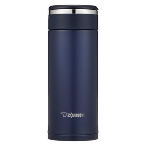 조지루시 마호빈 (ZOJIRUSHI) 물병 스테인레스 머그 보틀 직음 경량 보냉 보온 360ml 네이비 SM-JF36-AD