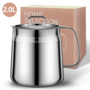 guayin 스텐 케틀팟 다용도 인덕션 올스텐 304 라면 냄비 케틀팟 멀티팟 스텐 내얼주전자 킴핑용 자취용 실버 커피 라면 어묵꼬치 조리 가능 6003, 2L, 1개