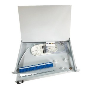 [세이프네트워크] SAFE 광분배함 48.26cm 랙타입 슬라이드방식 SC타입 24포트 1U타입 [SAFE-OFD24C-SC-RACK] [국산제조], 1개