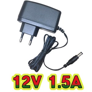 순흥전기 어댑터 12V 1.5A 벽걸이형 SMPS 1500mA 어댑터 아답터 직류전원장치, SH-1215N