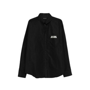 발렌시아가 logo pocket shirt
