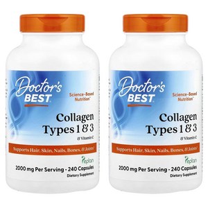 닥터스베스트 콜라겐 타입 1 앤 3 500mg 캡슐, 240정, 2개