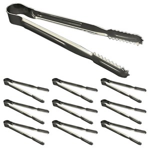업소용 스텐집게 주방 요리, 10개, 악어집게 대(24cm)