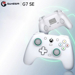 [chengyi] GameSi G7 SE 유선 컨트롤러 게임패드 게임밍 셋업의 필수템 Xbox 공식 인증, 화이트, 1개, 화이트