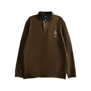 폴로랄프로렌 bear-embroidered rugby polo shirt, 브라운계열, Standard L(KR 105)
