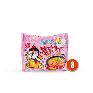 불닭볶음면 까르보 130g, 8개