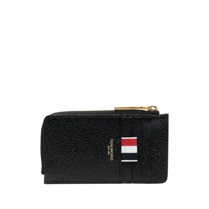 톰 브라운 페블 가죽 하프 지퍼 지갑