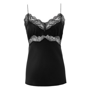 생로랑 실크 새틴 탑