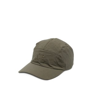 C.P.컴퍼니 로고 자수 베이스볼 캡 모자