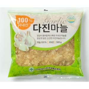 조양FNG HACCP인증 국산 다진마늘 500g 1개