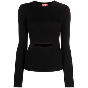 디젤 M-Peris 컷아웃 니트 탑