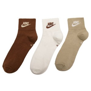 나이키 남녀공용 U NK NSW 에브리데이 에센셜 AN 양말 세트 DX5074-904, 세일 화이트/카키스..., L, 1개