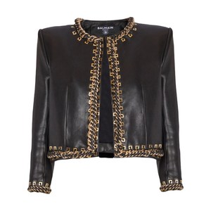 발망 체인 디테일 재킷