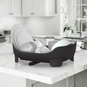 토프 와이드 식기건조대, 1단, 다크그레이, 1개