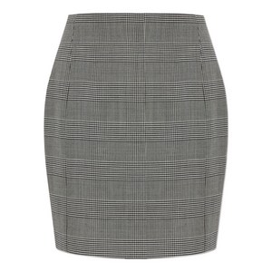 발망 체크 미니 스커트, 그레이계열+블랙계열, France 36(KR 55)