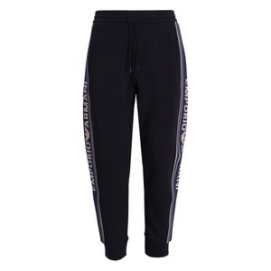 엠포리오아르마니 로고 디테일 트랙팬츠, 블루계열, Standard M(KR 100)