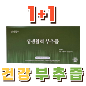 국내산 건강 부추즙 선물 1+1, 60개, 100ml