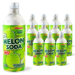산가리아 멜론 소다 음료, 500ml, 12개