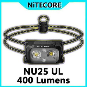 NITECORE NU25 UL 400 루멘 헤드라이트 64 m 조명 거리, 01 NU25 UL, 1개