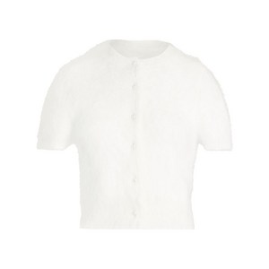 메종 마르지엘라 반소매 크롭 가디건, 화이트계열, Standard S(KR 66)