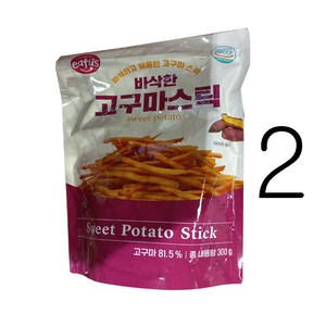 매홍엘앤애프 바삭한 고구마스틱, 2개, 300g