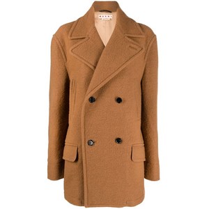 마르니 마르니 더블 브레스티드 쇼트 코트