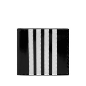 톰 브라운 4 바 레더 스트라이프 디테일 지갑